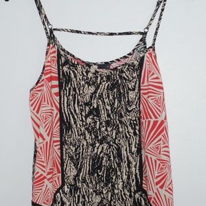 NWT Black & Cream Shorts Romper Sz M